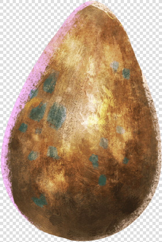 A Lumpy  Brown Egg With Green Speckles   Egg  HD Png DownloadTransparent PNG