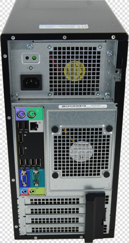 Dell Optiplex 9010 Tower Quad Core I7   Dell Optiplex 9010 Back  HD Png DownloadTransparent PNG