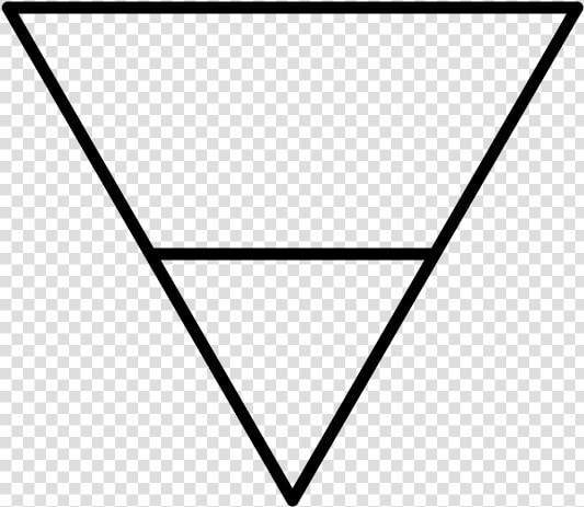 Printable Alchemy Symbol For The Element Of Earth   Upside Down Triangle Vector  HD Png DownloadTransparent PNG