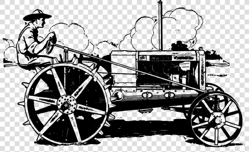 Wheel wagon chariot   Antique Tractor Clip Art  HD Png DownloadTransparent PNG