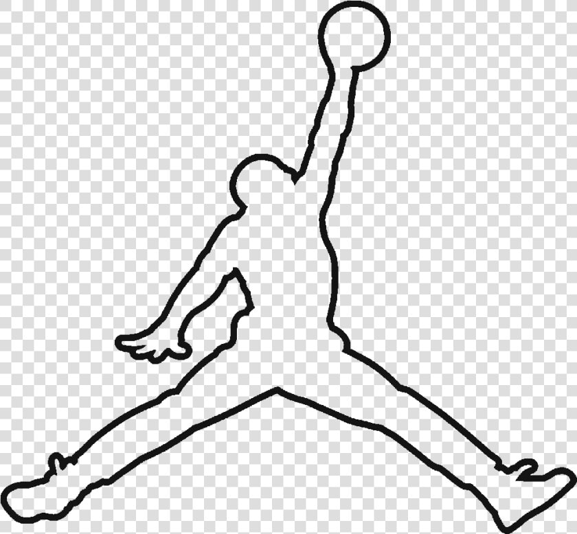 Jumpman  Air Jordan  Logo  White  Black Png Image With   Jordan Logo White  Transparent PngTransparent PNG