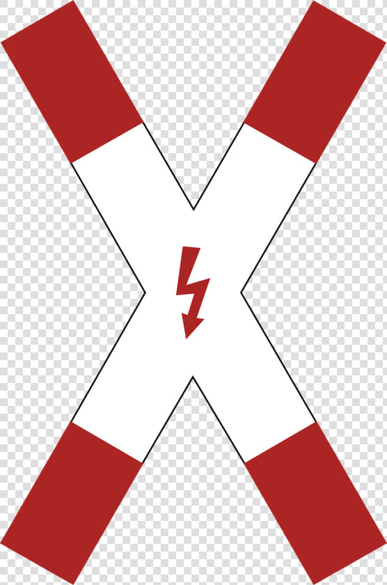 Danger  Warning  Cross  Road Sign  Germany  Traffic   Germany Railroad Crossing Sign  HD Png DownloadTransparent PNG