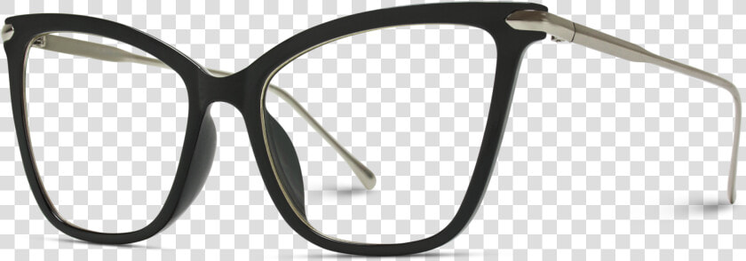 Kinsley Clear Lens Cat Oversized Transparent Glasses   Goggles  HD Png DownloadTransparent PNG
