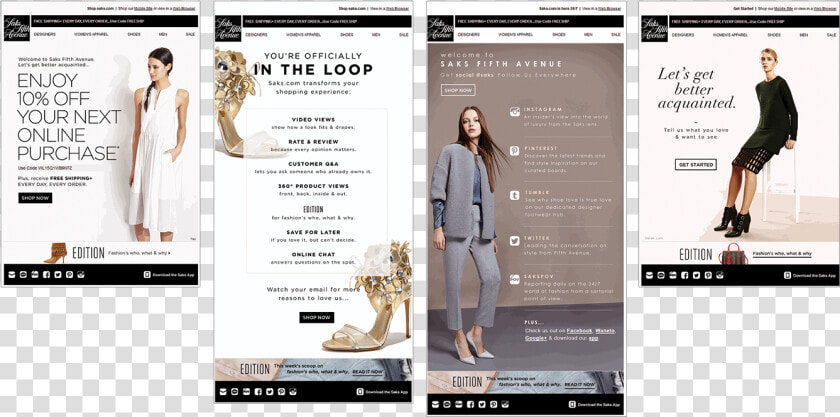 Saks Welcome Series   Saks Email  HD Png DownloadTransparent PNG