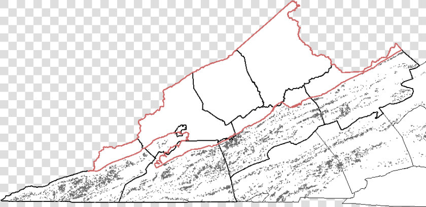 Karst Topography Is Common In The Valley And Ridge   Map  HD Png DownloadTransparent PNG