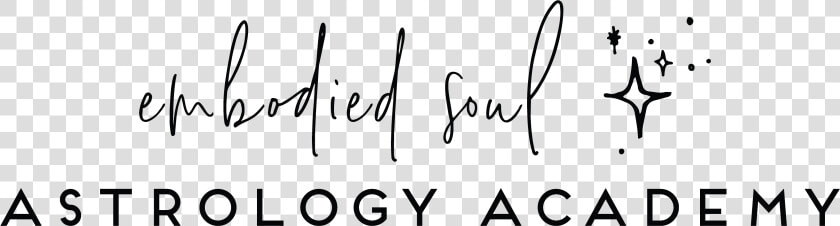 Embodied Soul Astrology Academy   Calligraphy  HD Png DownloadTransparent PNG
