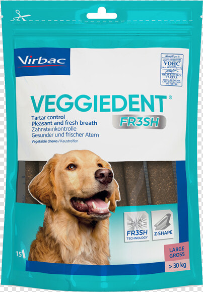 Virbac Veggiedent Dog Small  HD Png DownloadTransparent PNG