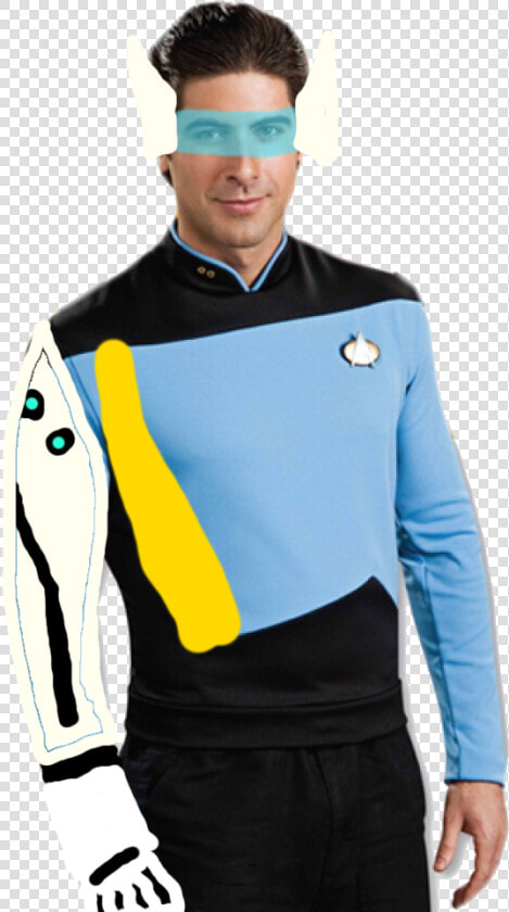 Transparent Symmetra Png   Star Trek Next Generation Blue Uniform  Png DownloadTransparent PNG