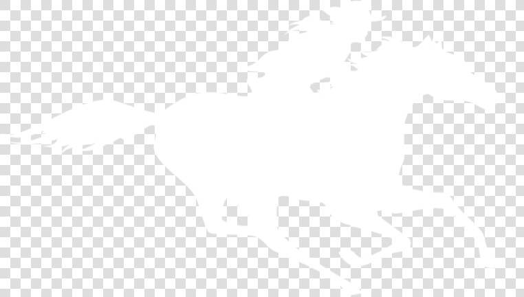 Foster Friess   Cowboy And Horse Silhouette White  HD Png DownloadTransparent PNG