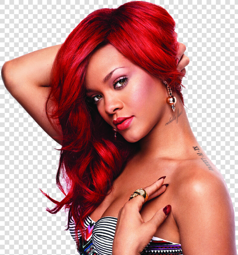 Rihanna Red Hair  HD Png DownloadTransparent PNG