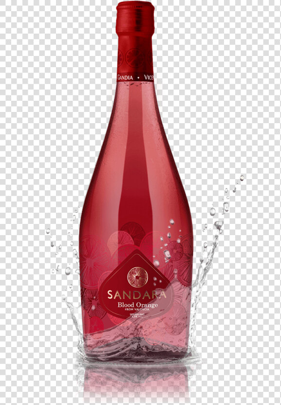 Sandara Blood Orange   Glass Bottle  HD Png DownloadTransparent PNG