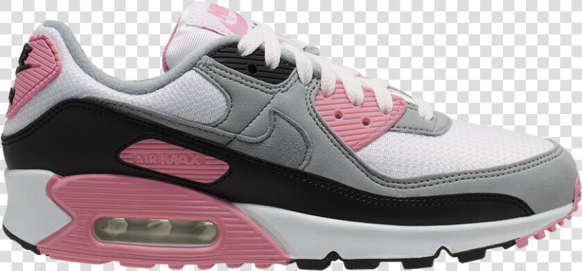 Nike Air Max 90 Og White Pink Grey Black Cd0490 102   Nike Air Max 90 Pink  HD Png DownloadTransparent PNG