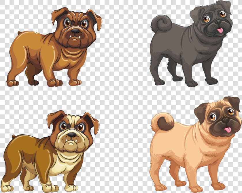 Vector Pugs Png Download   Pug Vector  Transparent PngTransparent PNG