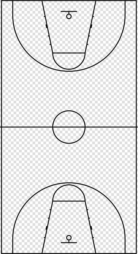 Basketball Court Lines Png  Transparent PngTransparent PNG