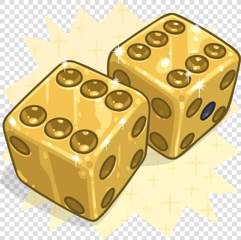 Transparent Dice Clipart   Transparent Gold Dice Png  Png DownloadTransparent PNG