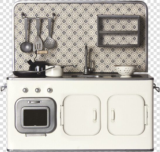 Image Of Metal Kitchen With Utensils Pots And Pans   Maileg Kitchen Uk  HD Png DownloadTransparent PNG