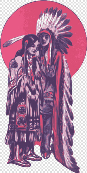 Native American Couple Vector Image   Native American Couple Png  Transparent PngTransparent PNG