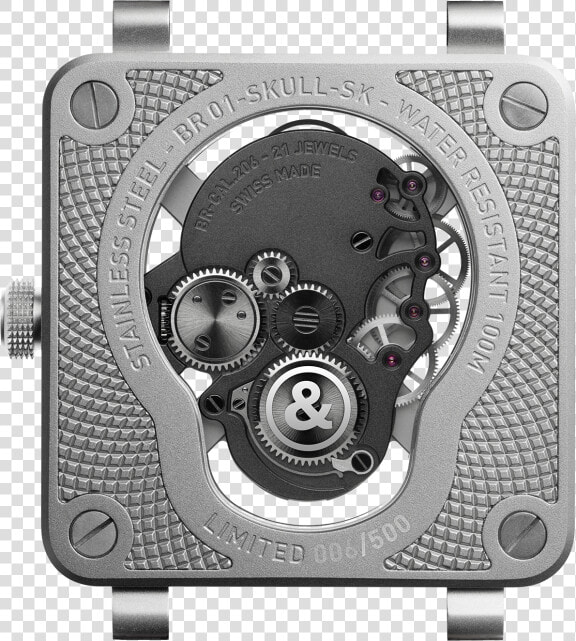 Bell  amp  Ross Br 01 Laughing Skull  HD Png DownloadTransparent PNG