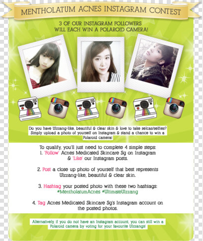 Vote For Your Favourite Mentholatum Acnes Ultimate   Contest Photo Like Instagram  HD Png DownloadTransparent PNG