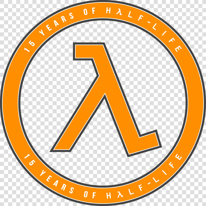 15 Years Of Half life Logo   Half life  HD Png DownloadTransparent PNG