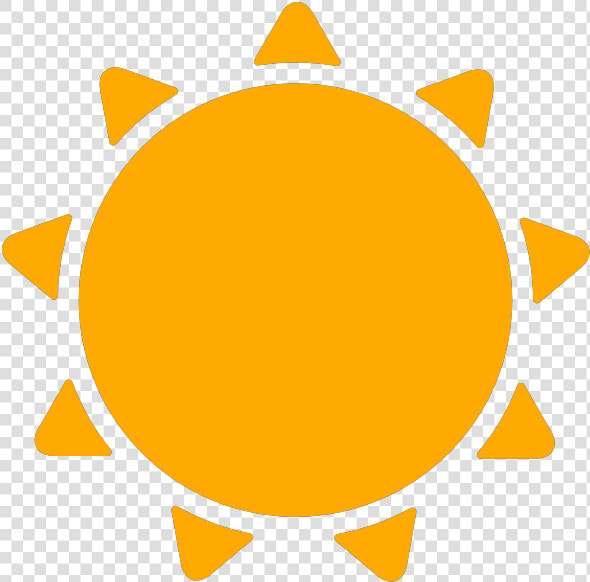 Simple Weather Icons Sunny   Sunny Weather Icon Png  Transparent PngTransparent PNG
