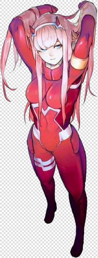  zerotwo   Zero Two In Suit  HD Png DownloadTransparent PNG