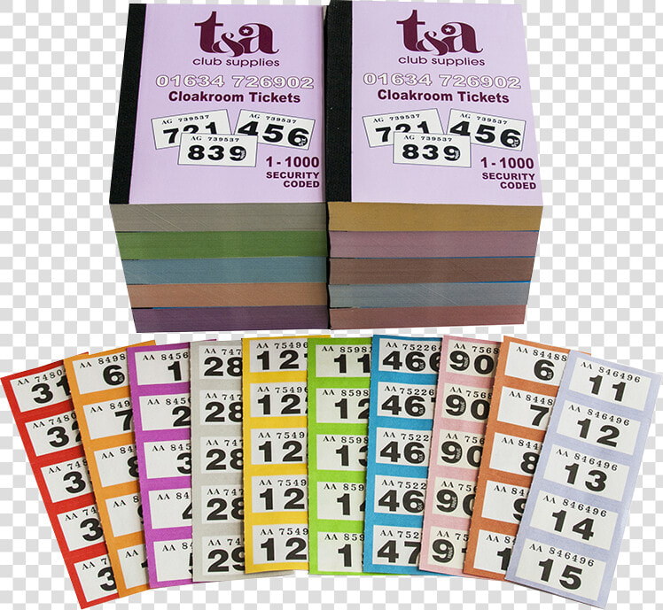 Cloakroom Tickets 1 2000  HD Png DownloadTransparent PNG