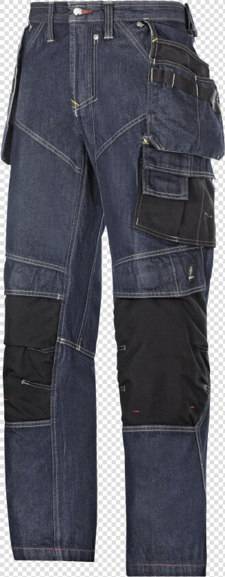 Work Jeans Transparent Image   Snickers Denim Work Trousers  HD Png DownloadTransparent PNG