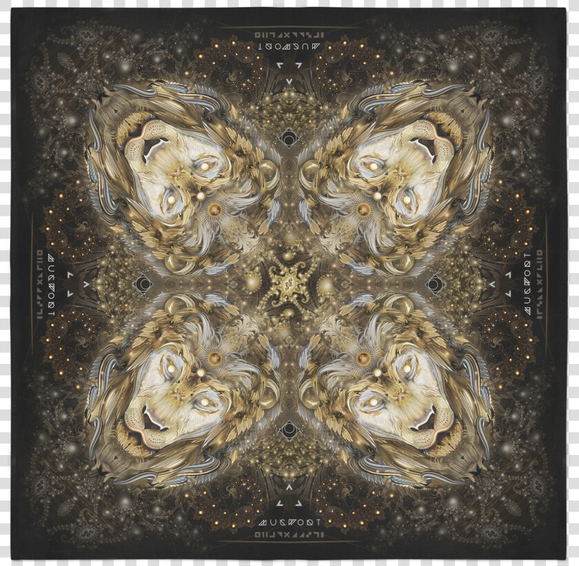 Brass Lion Bandana   Motif  HD Png DownloadTransparent PNG
