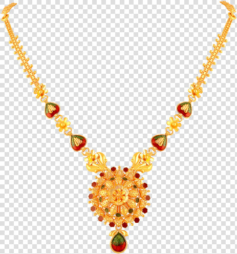 Gold Necklace   Rani Haar Ke Design  HD Png DownloadTransparent PNG