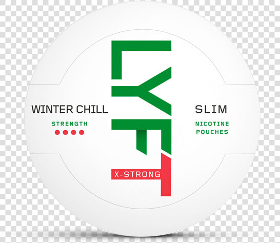 Lyft Winter Chill Slim All White Portion   Circle  HD Png DownloadTransparent PNG