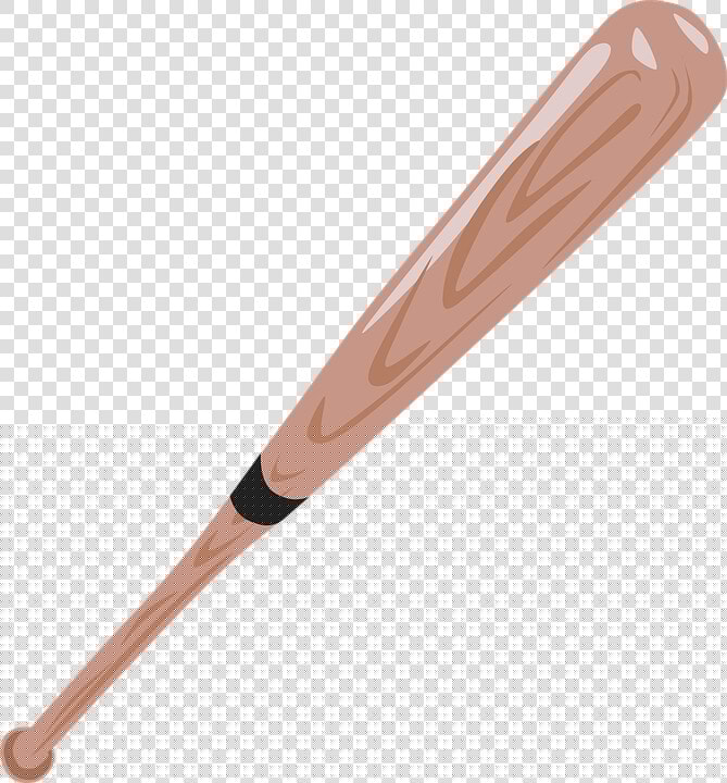 Base  Ball  Bat  Stick  Wooden  Baseball  Wood   Baseball Bat Clip Art  HD Png DownloadTransparent PNG