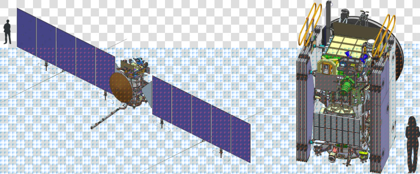 Europa Clipper Diagram Sept 2018   Europa Clipper Dimensions  HD Png DownloadTransparent PNG