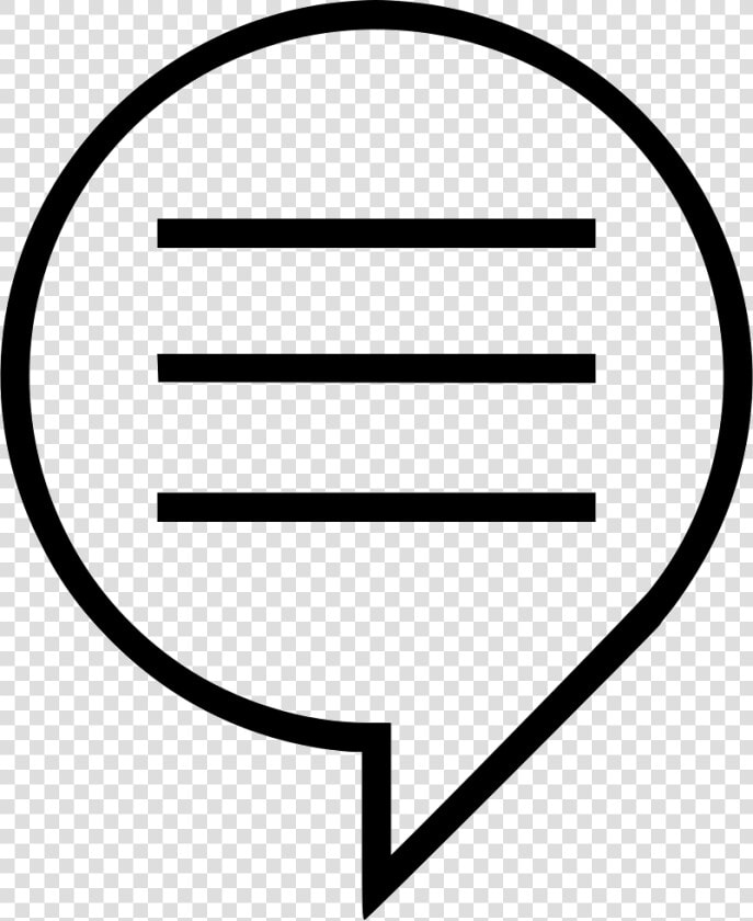 Speech Bubble Text Message Sms Communication   Circle  HD Png DownloadTransparent PNG