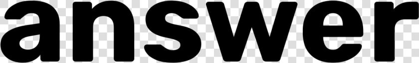 Answer Typography Png Image   Viawest  Transparent PngTransparent PNG