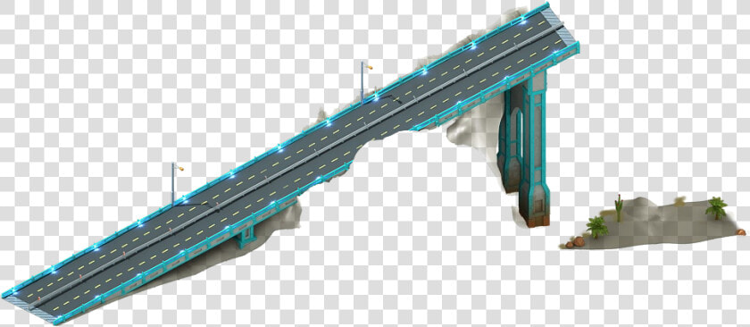 Suspension Bridge Approach L1   Concrete Bridge  HD Png DownloadTransparent PNG