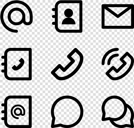 Contact  amp  Communication   Iconos De Contacto Png  Transparent PngTransparent PNG
