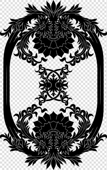 Ornate  Vintage  Floral  Border  Antique  Decorative   Illustration  HD Png DownloadTransparent PNG