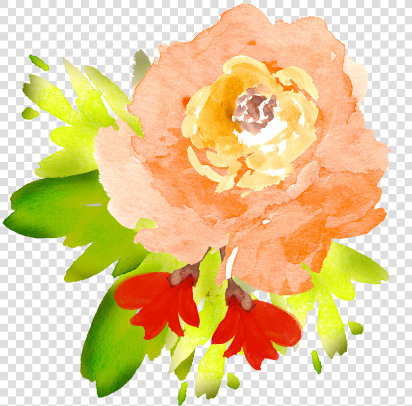 Floral Clipart Watercolor   Transparent Flower Clipart Png Watercolor  Png DownloadTransparent PNG