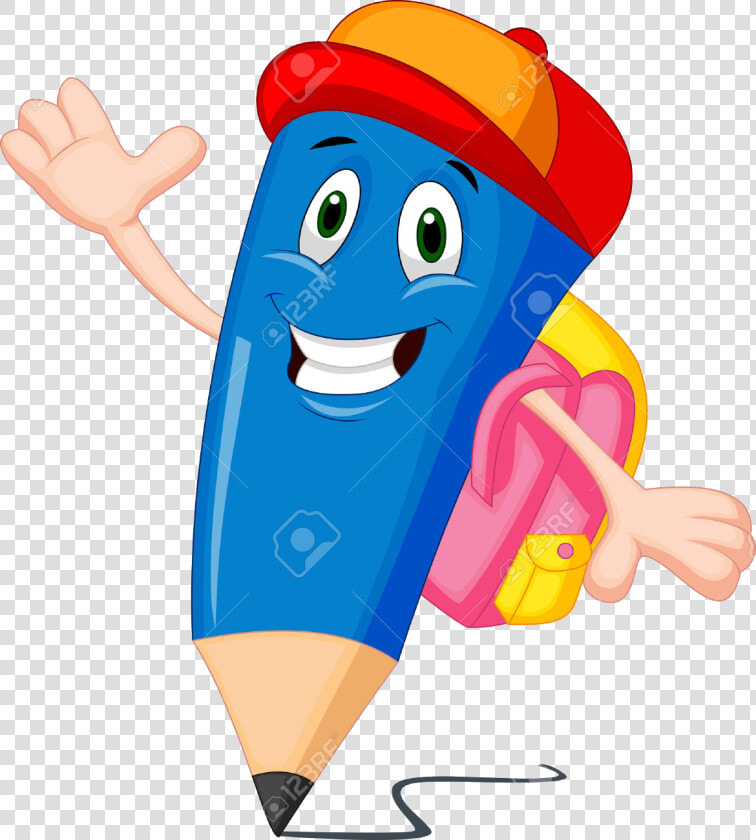 Pencil Cartoon Clipart Transparent Png   Animated Pencil Clipart Png  Png DownloadTransparent PNG