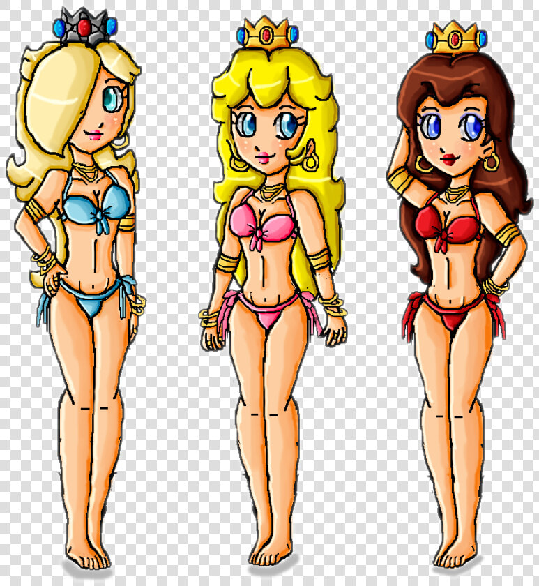 Bikini Jewelry Girls By Ninpeachlover d8kizxb   Girls In Bikinis Cartoons  HD Png DownloadTransparent PNG