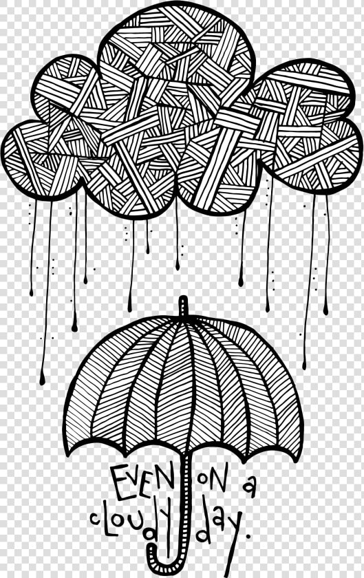 Even On A Cloudy Day   Draw Cloudy Day  HD Png DownloadTransparent PNG