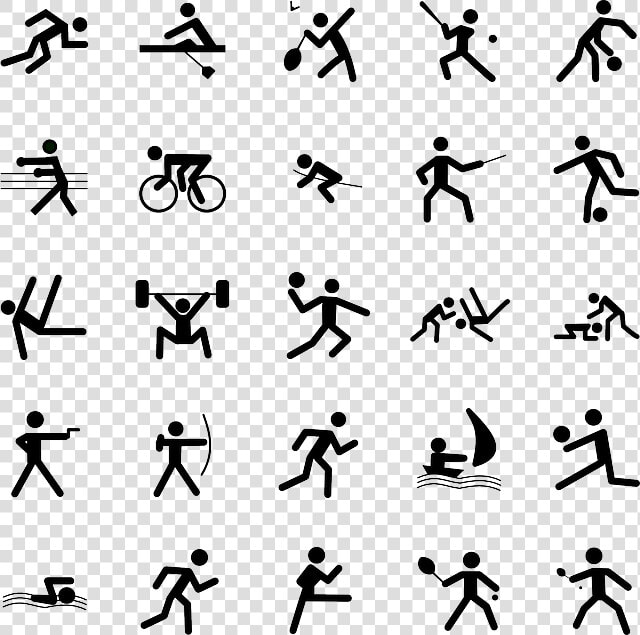 Pictograms  Sports  Symbols  Icons  Archery  Badminton  HD Png DownloadTransparent PNG