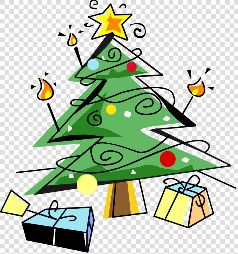 See Ya Around Microsoft Clip Art The Microsoft Office   Christmas Tree And Presents Clip Art  HD Png DownloadTransparent PNG
