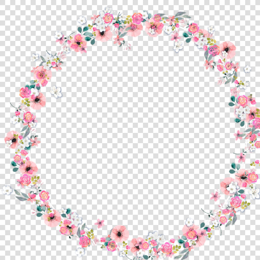  circle  flowers  rose  daisy  aesthetic  frame  freetoedit   Circle  HD Png DownloadTransparent PNG