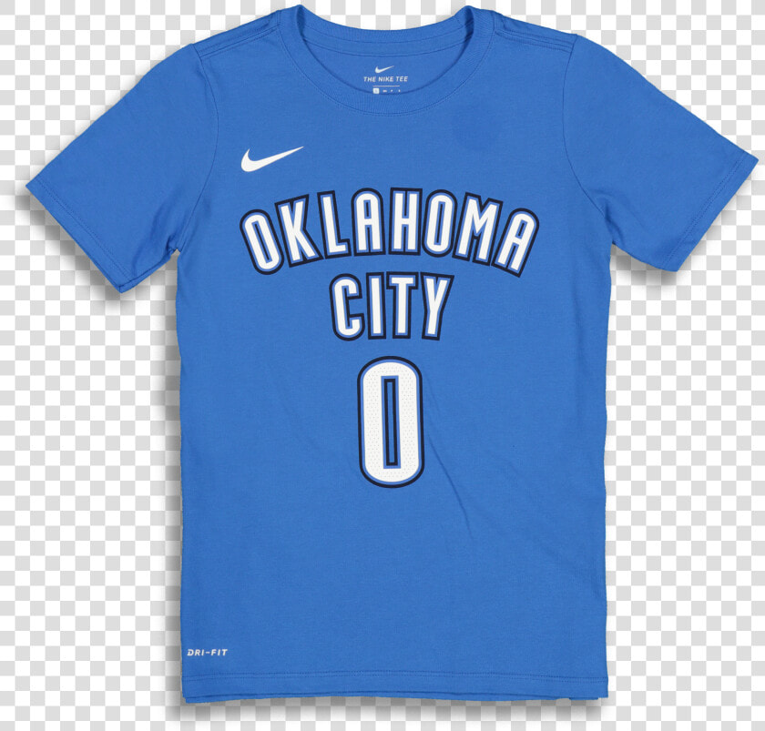 Nike Boys Icon N amp n Tee Russell Westbrook Blue  HD Png DownloadTransparent PNG