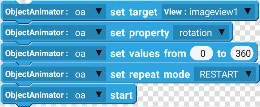 Example   Use Objectanimator In Sketchware  HD Png DownloadTransparent PNG