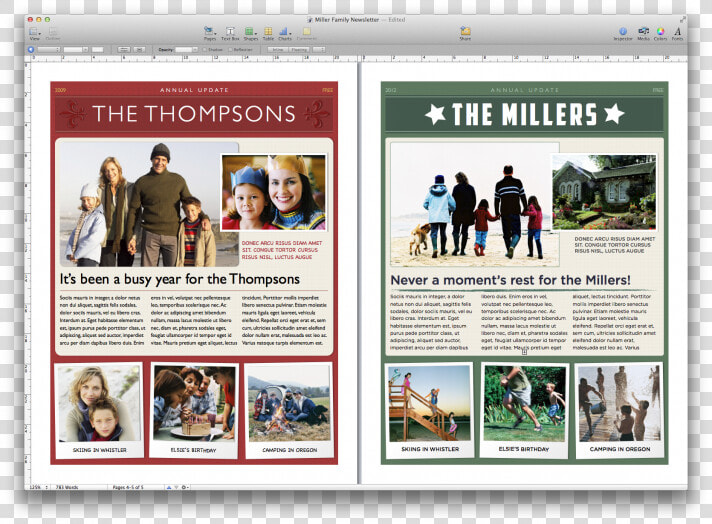 Pages Newsletter Templates  HD Png DownloadTransparent PNG