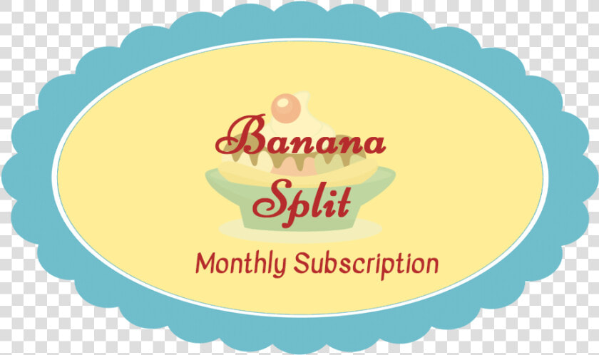 Banana Split Subscription   Plaques  HD Png DownloadTransparent PNG