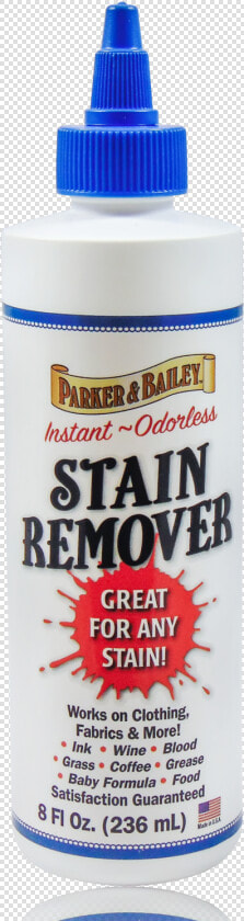 Parker And Bailey Stain Remover   Bottle  HD Png DownloadTransparent PNG